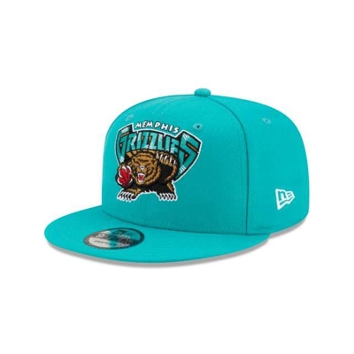 Blue Memphis Grizzlies Hat - New Era NBA Hardwood Classic Nights 9FIFTY Snapback Caps USA9026715